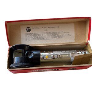 Vintage Light House Flash Magnifier 5x With Box